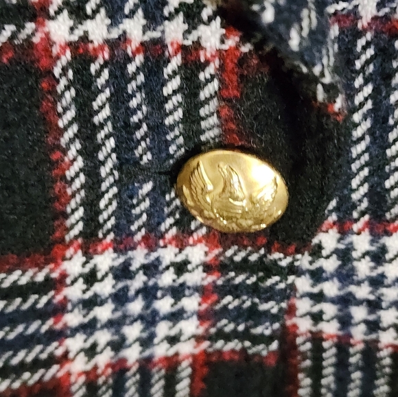 Smythe Plaid Women's Jacket - Black and Red - Picture 3 of 6